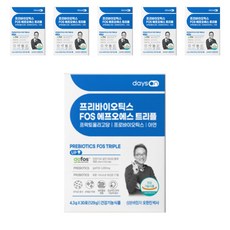 days on 益生元粉FOS triple隨身包 30條入, 129g, 6盒