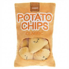 YOGiSSO 洋芋片造型寵物藏食玩具 Set, 經典款, 黃色, 1組, 23 x 36cm