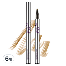 미샤 울트라 파워프루프 브로우 틴트 마커 0.6g, 뉴트럴 브라운, 6개