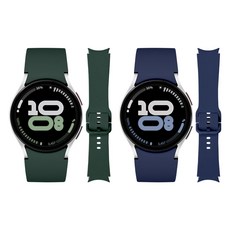 리아몬트 스포츠 밴드 버클실리콘 스트랩 2P, 1세트, 다크그린+ 네이비