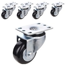 T-REX CASTER 旋轉腳輪 104 x 64 x 95 mm 聚氨酯 黑色 P503S-2 DB, 8個