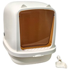 CATIDEA 貓樂適 大貓耳朵貓砂屋 CL101-XL 貓用, 白色, 1個