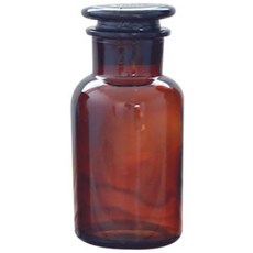 빈티지 갈색시약병(유리화병) 125ml
