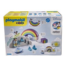 Playmobil 摩比人 1 2 3 迪士尼系列 米奇與米妮 雲之屋 玩具組, 1盒