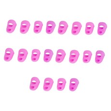 탑피아 간편한 기타 연주 실리콘 골무 약지 핑크, 20개