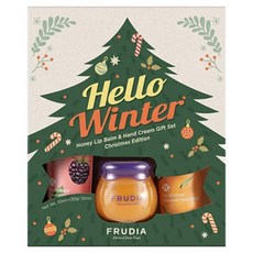 FRUDIA 台灣公司貨 唇手好朋友限量禮盒 藍莓護唇膏 10g + 覆盆子與椰子護手霜 30g 2條, 1組