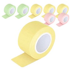 Scalla 記事膠帶 24 mm 黃色 4 片 + 綠色 2 片 + 粉紅色 2 片補充裝, 1套, 混合色