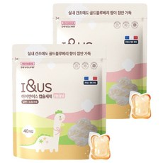 [I&Us] 膠囊洗潔精 mini 金色藍莓味, 40顆, 2包