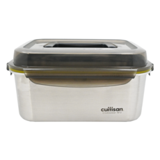 cuitisan 316可微波不鏽鋼保鮮盒名作系列手提2號3300ml, 1個, 1 container, 1 lid