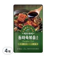 차오차이 동파육볶음 소스, 100g, 4개