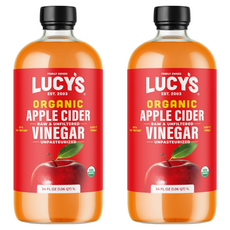 LUCYS 유기농 사과식초, 1L, 2개
