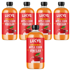 LUCYS 유기농 사과식초, 1L, 5개