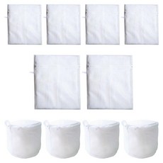 HIKOYA 和彥家 原色呵護洗衣袋綜合組 含方形洗衣袋和內衣清洗袋 不含螢光劑不染色不漂白, 白色, 1組