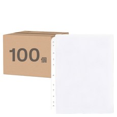 珠友文化 A4 11孔資料袋, 100個, 1組