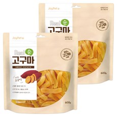 조이펫 강아지 리얼 순 건조간식, 고구마, 600g, 2개