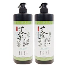 艾草午時水 洗髮精 草本精華 溫和滋養, 1L, 2瓶