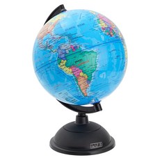 Life 徠福 一次成型地球儀 8吋, 藍色