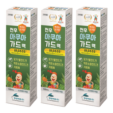 현대약품 전우 아쿠아 가드액, 100ml, 3개