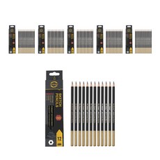 Valhappy專業繪圖鉛筆 單色, 72個, 8B