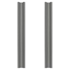 日常同情的墊片皮革類型灰色, 2個