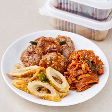 더반찬 구운어묵볶음 220g + 한끼 한돈제육볶음 250g + 떡갈비조림 250g 세트, 1세트