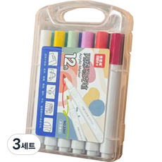 더조넷 아트 아크릴 마커펜 12종 세트, 3세트, 12색