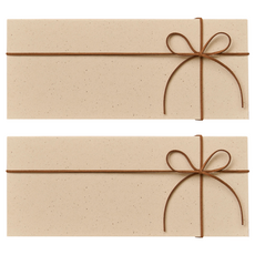 Munid Grace 可可紙質禮物盒 中號, 2個, 混色