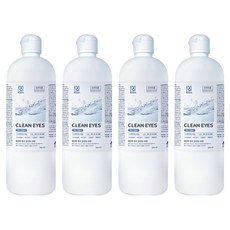 깨끗한아이 렌즈 식염수, 4개, 500ml