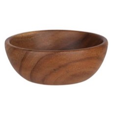 NICOTT 木質餐碗, 木頭色, 2個