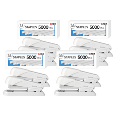 다다 스테플러 2p + 33호침 5 000pcs 1p 세트, 그레이(스테플러), 4세트