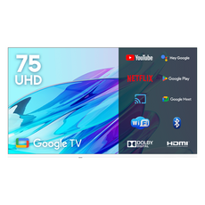 이노스 4K UHD LED 구글 3.0 화이트에디션 스마트 TV, 189cm, 75UHD Google, 벽걸이형, 방문설치