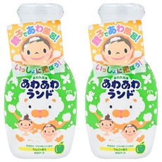 Hakugen 白元 親子同樂 含桃葉精華泡泡入浴劑 300ml 蘋果(綠), 2瓶