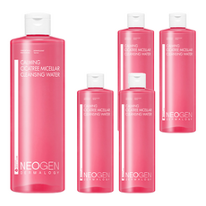 네오젠 카밍 시카트리 미셀라 클렌징 워터, 400ml, 5개