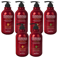 韓國 BARON 辣木籽洗髮精 玫瑰香 500g+辣木籽護髮素 玫瑰香 500g組, 3組