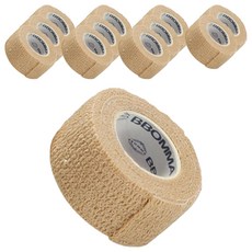 뽀마 자가점착 탄력밴드 베이지 2.5cm, 1개입, 12개