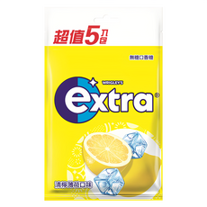 Extra 益齒達 潔淨無糖口香糖 清檸薄荷口味, 28g, 150包