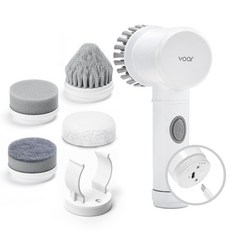 보아르 워시스핀C 욕실 무선 미니청소기, 화이트, VCL-031WH