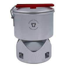 Trangia 超輕戶外神杯 輕量版爐具組 直徑112 x 67 / 83mm 188g, 銀色, 1組