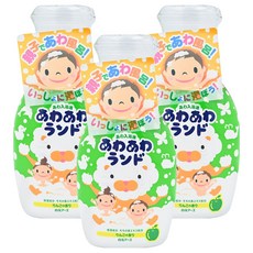 Hakugen 白元 親子同樂 含桃葉精華泡泡入浴劑 300ml 蘋果(綠), 3瓶