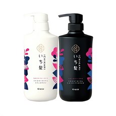 Kracie 葵緹亞 ICHIKAMI 白款保濕洗髮潤髮組 山野櫻花香 960ml 1組