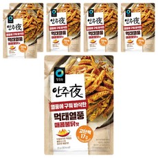 안주야 먹태열풍 매콤불닭맛, 6개, 25g