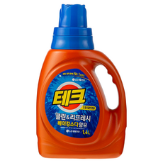 LG 生活健康 Tech Clean & Refresh 兩用液體洗衣精 正裝, 1個, 1.4L