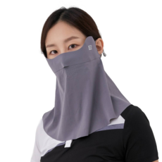 Bian 輕量涼感高爾夫口罩, 灰色