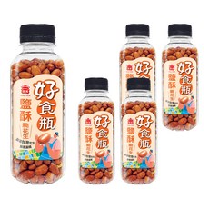 義美 好食瓶 鹽酥脆花生, 230g, 5瓶