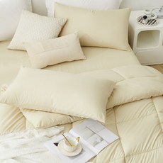 Aaron艾倫生活家 韓系純色石墨烯水洗被/冬被/棉被 單/雙人可用 2kg, 燕麥米