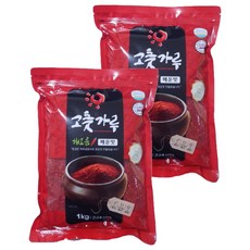 해오름 굵은 고춧가루 매운맛, 1kg, 2개