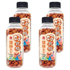義美 好食瓶 鹽酥脆花生, 230g, 4瓶