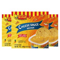 리코스 나쵸치즈소스 4개입, 400g, 3개
