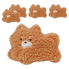 모찌타운 포켓형 뽀글뽀글 핫팩 인형 뽀글포메, 5개