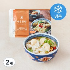 세미원푸드 새우완탕 & 소스세트 (냉동), 340g, 2개